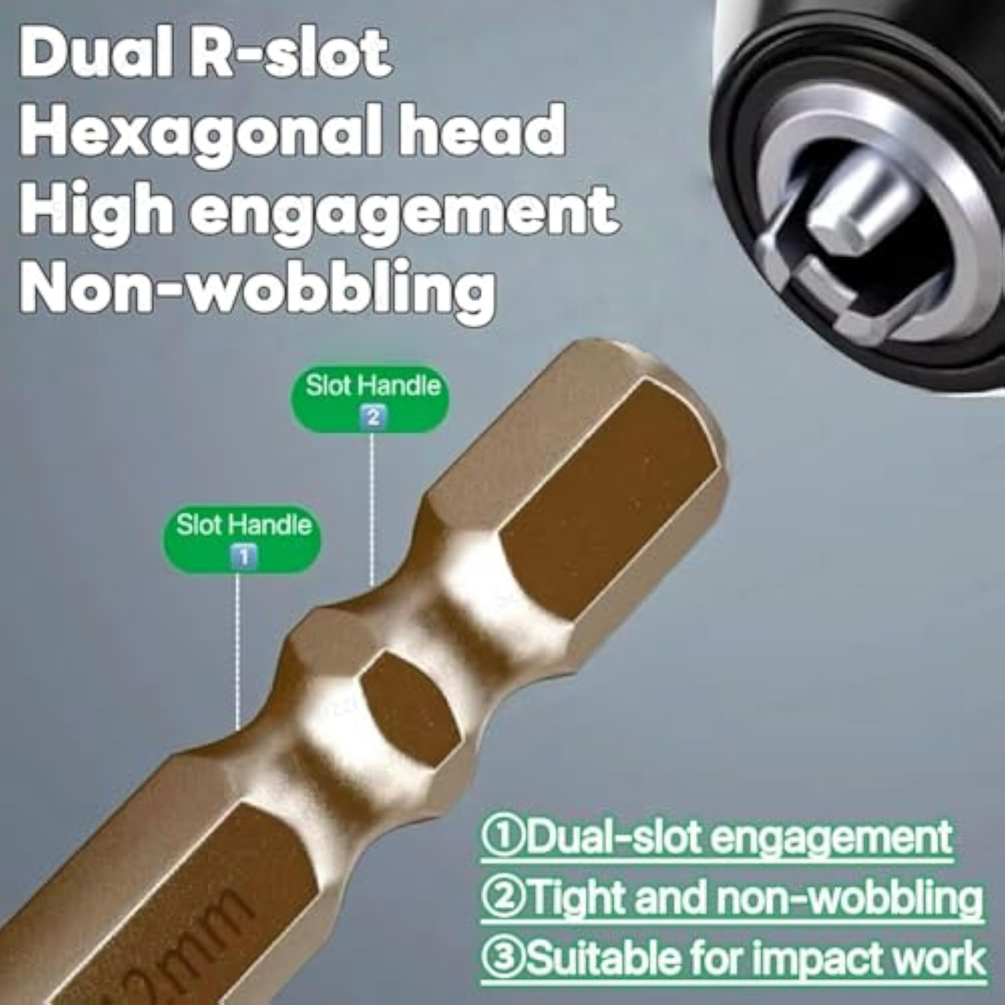 5-Pcs Hex Cross Sawtooth Tile Drill Bits Set