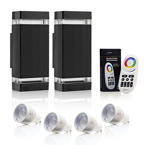 Luci Esterne Telecomando 2 RGB 100W Con Telecomando - IP65, 16 Colori, Per Giardino, Feste E Halloween Faretti Led Esterno - Foto 2