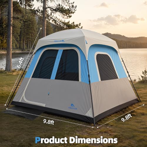 Abahub 6 Person Instant Cabin Tent with Rainfly & Carry Bag - Image 2