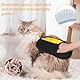 Katzenhaarentferner Handschuh, 2 Stück Double Sided Pet Grooming Gloves, Fellmagnet Handschuh, Antistatische Handschuhe für Hunde, zur Tierhaarentfernung Fellpflege, Für Glattes und Gesundes Fell