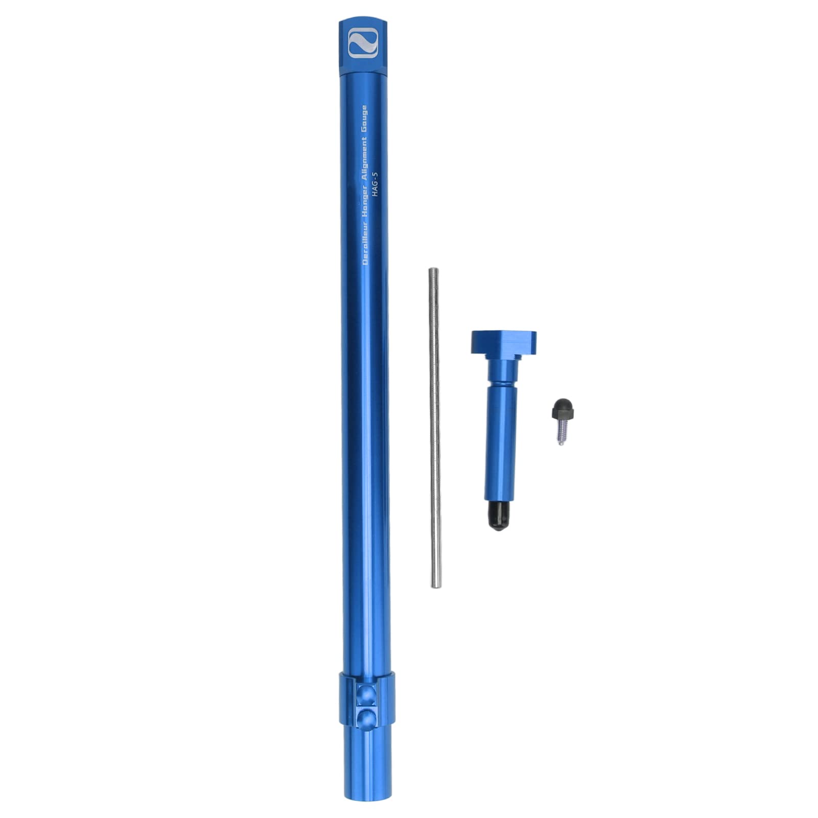 Mimdixy Derailleur Hanger Gauge Ranging, Bike Derailleur Hanger Alignment Gauge Tool Rear Correction Wrench Chain Lifting Ear Calibration for Repair (Blue)