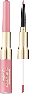 EONFAVE Lip Liner - Lipstick, Long Lasting Waterproof Tint Lip Gloss Two in One Smooth Lip Liners Moisturizing Non-Fading Lip Gloss Primer Lip Makeup, for All Skin Types Lipstick for Women