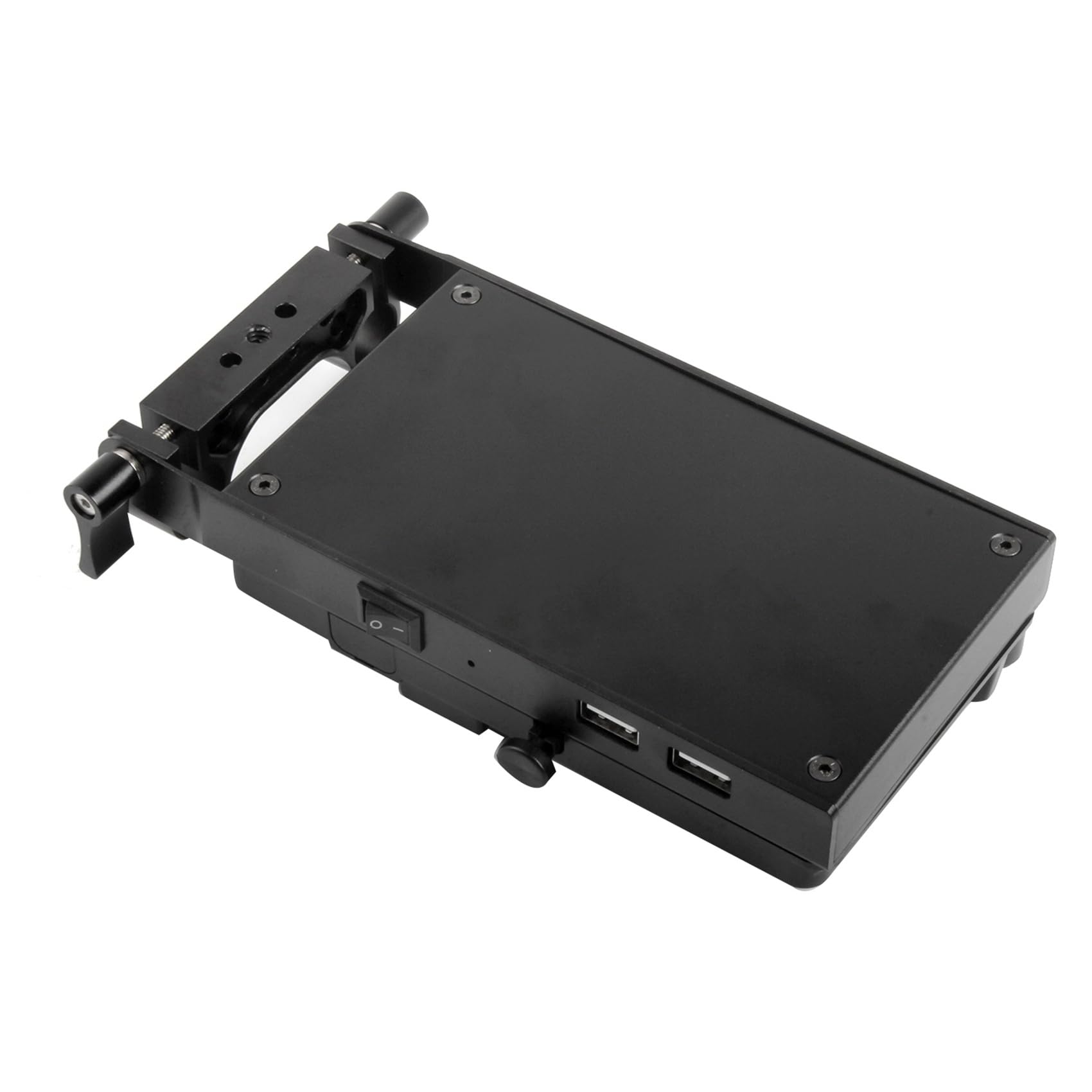 2X V Mount V-Lock Adapter PłYty Akumulatora do Mocowania Akumulatora V Mount do Kamery, Lampy Wideo, Monitora, Rejestratora DźWięKu
