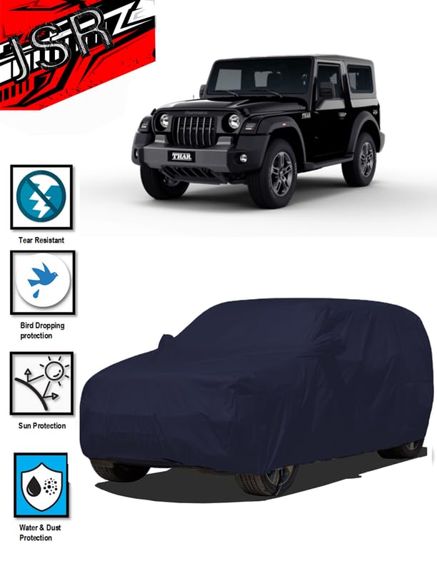 Image of J S R Waterproof Body Car Cover for Mahindra Thar