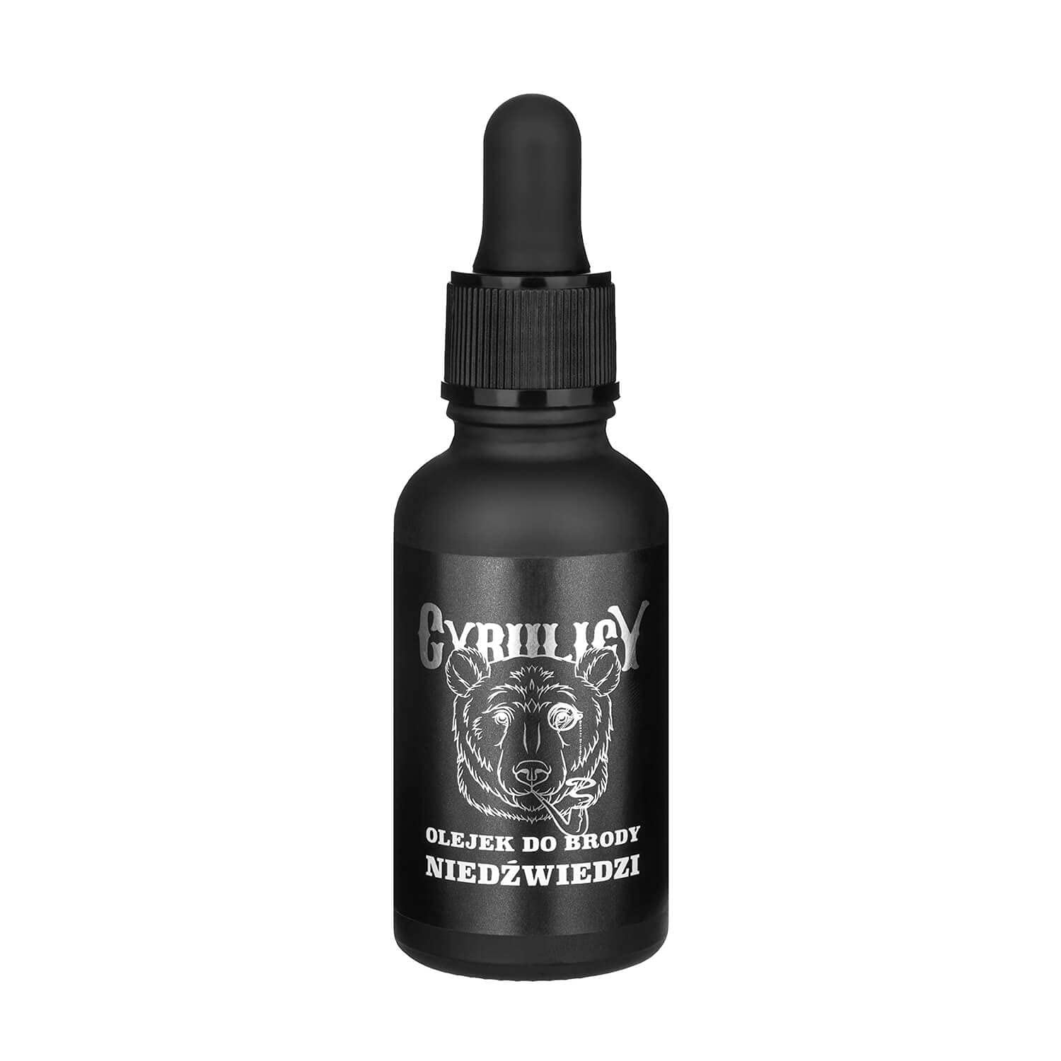 Cyrulicy wysokiej jakości olejek do brody Niedźwiedzi 30 ml | naturalny skład produkt premium | olejek do brody o zapachu whiskey i kawy | zmiękcza i odżywia brodę | idealny na prezent dla brodacza