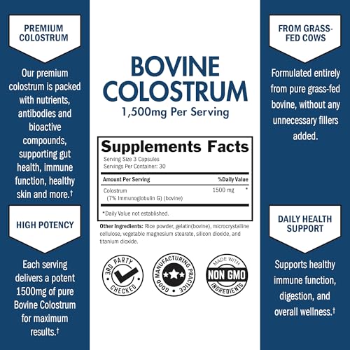 BioSchwartz Colostrum Capsules Supplement