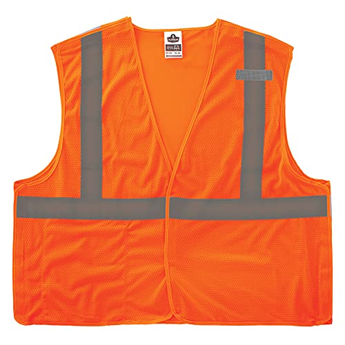 Image of Ergodyne GloWear ANSI High Visibility Orange Breakaway Reflective Safety Vest