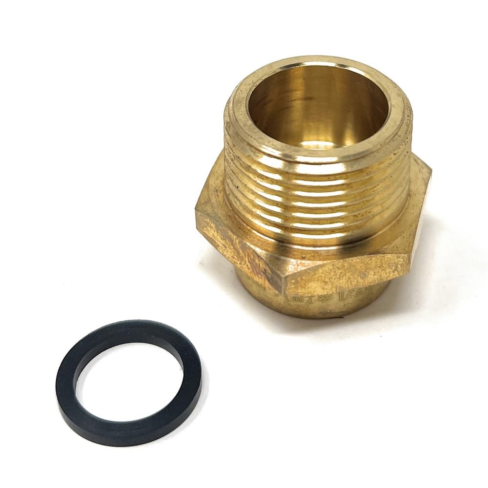 G Thread (British BSPP) Female to NPT Thread Male Pipe Fitting Adapter - Lead-Fr