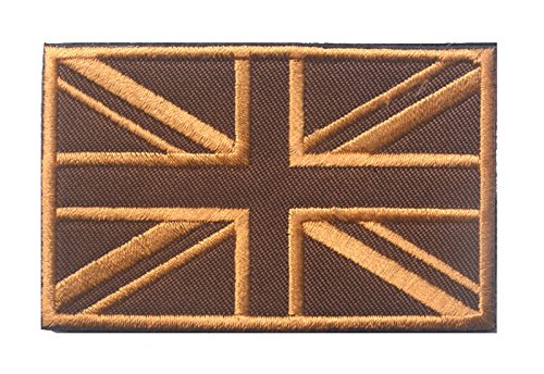 Tactical Patch British Flag Patch Cloth Patch Armband Embroidery Hook and Loop Morale Patch Flag