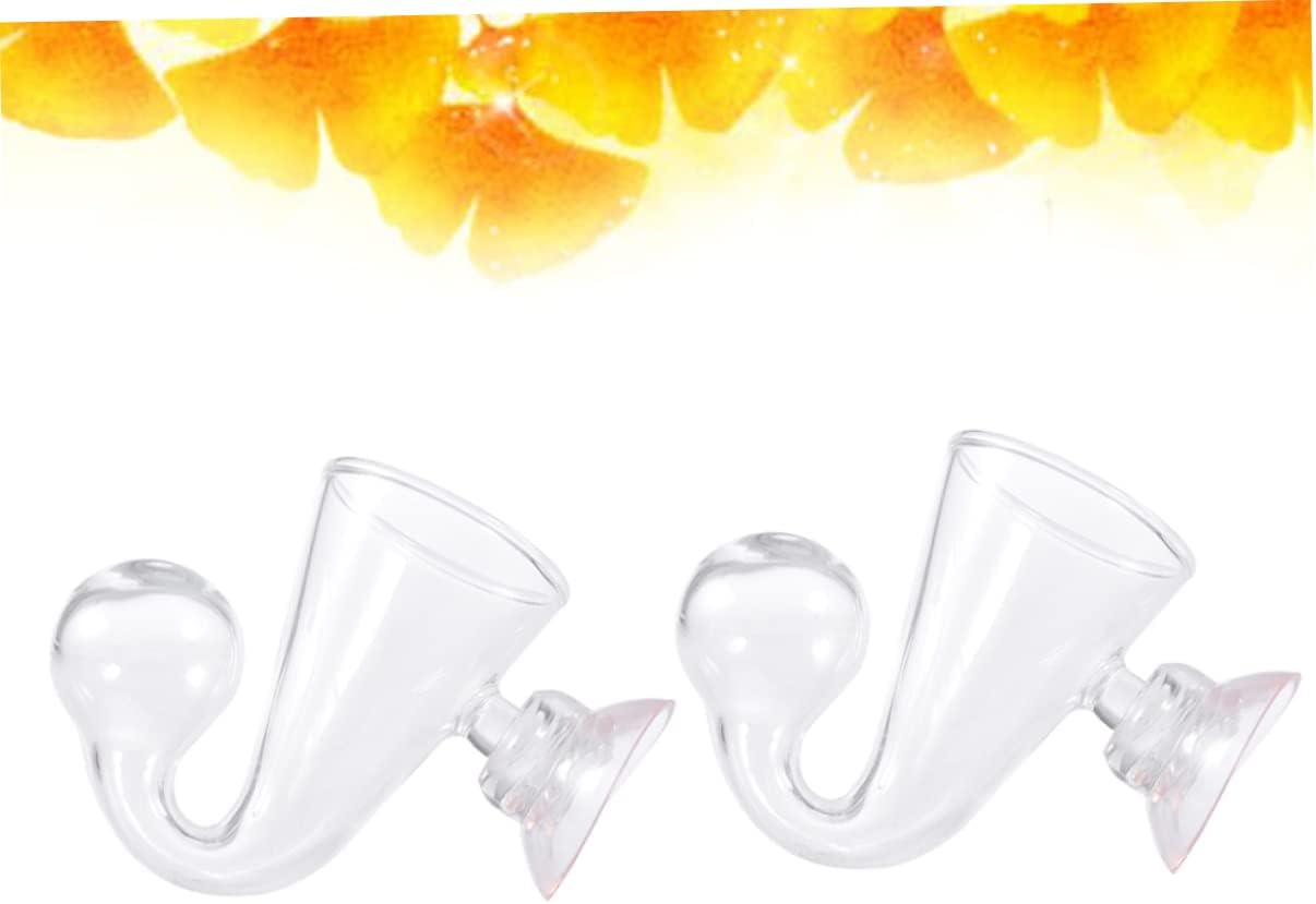 COLLBATH 4Pcs Glass Checker for Aquariums Durable Carbon Dioxide Monitor Concentration Detector for Fish Tanks Essential Tank Testing
