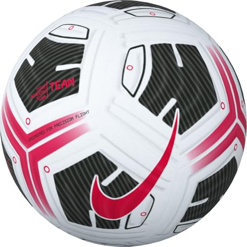 Nike Ballons De Football NK Academy Plus - TM Fa24, White/Black/Bright Crimson, FZ2979-100, 5