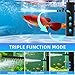 Novique Submersible Internal Aquarium Filter Multiple Function Powerful Pump Fish Tank Filter for 2-10 Gallon Tanks 53 GPH 2.5W