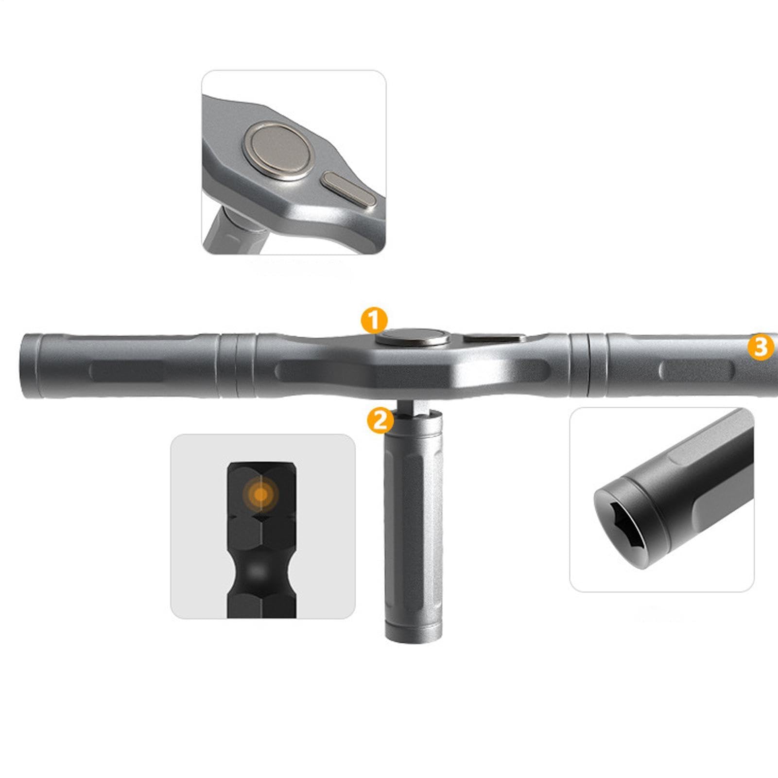 Schraubendreher-Set, magnetisch, mit Koffer, 32-in-1-Reparaturwerkzeug, tragbar