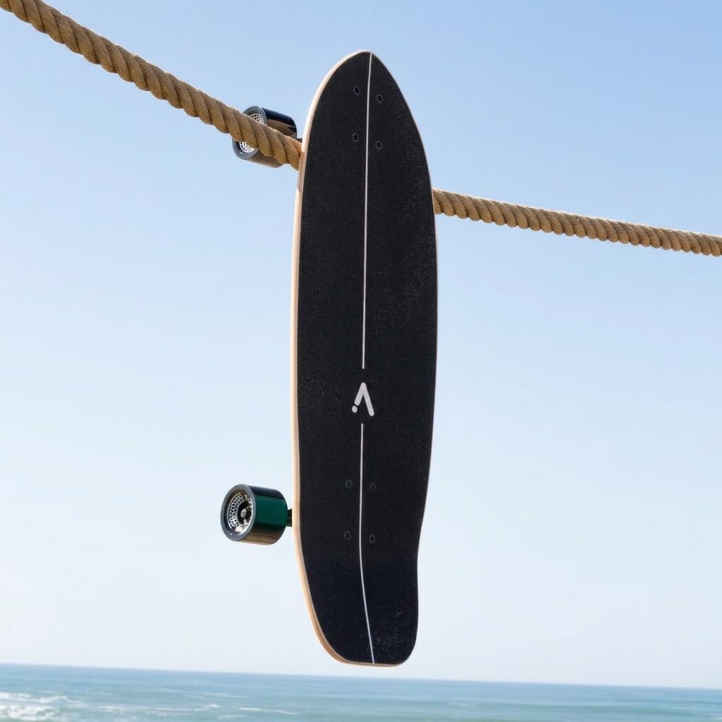 ACTA Surfskate Foam V2 31" - Ocean - Tabla de Surf de Arce de 7 Pliegues, Ideal para Principiantes e intermedios, para pumptrack, Cruising y Carving Urbano