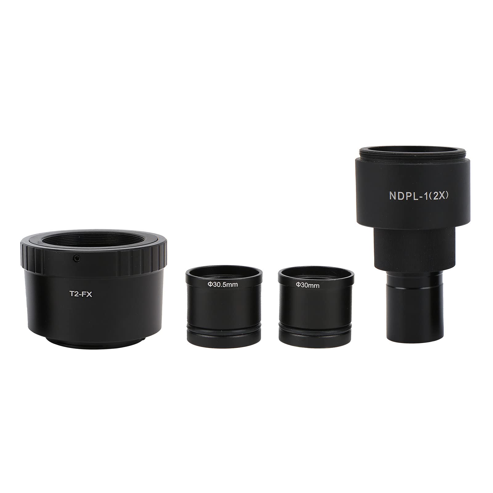 Hyuduo Adaptador de Cámara para Microscopio, Kit de Lente 2X