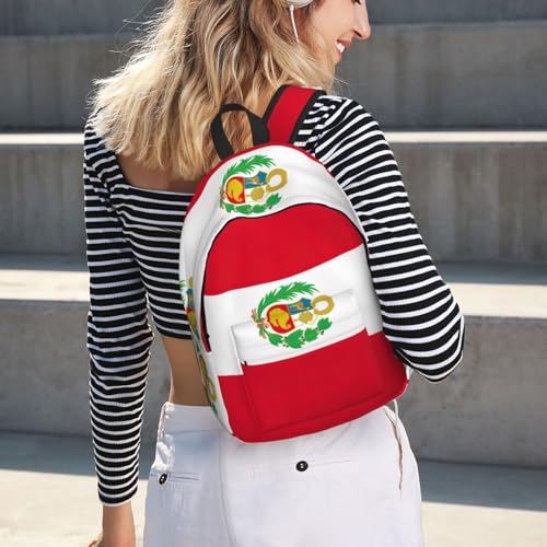Mochila de mano Perú para mujer evita cargos de equipaje con espacio para portátil y trabajo 7