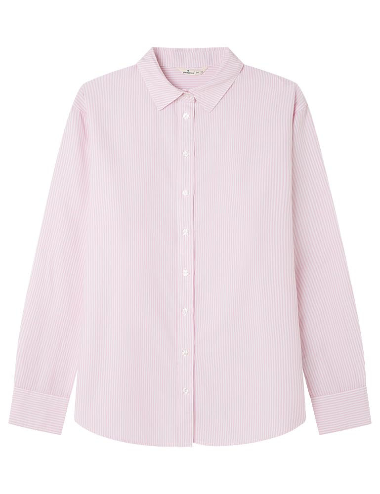 Springfield L/S Oxford Oversized Blouse Shirt Mujer