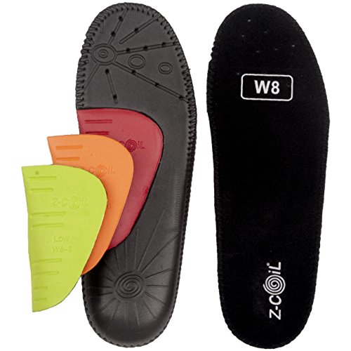 Z-CoiL Women's Z-Fit Black Custom Arch Insole W 08