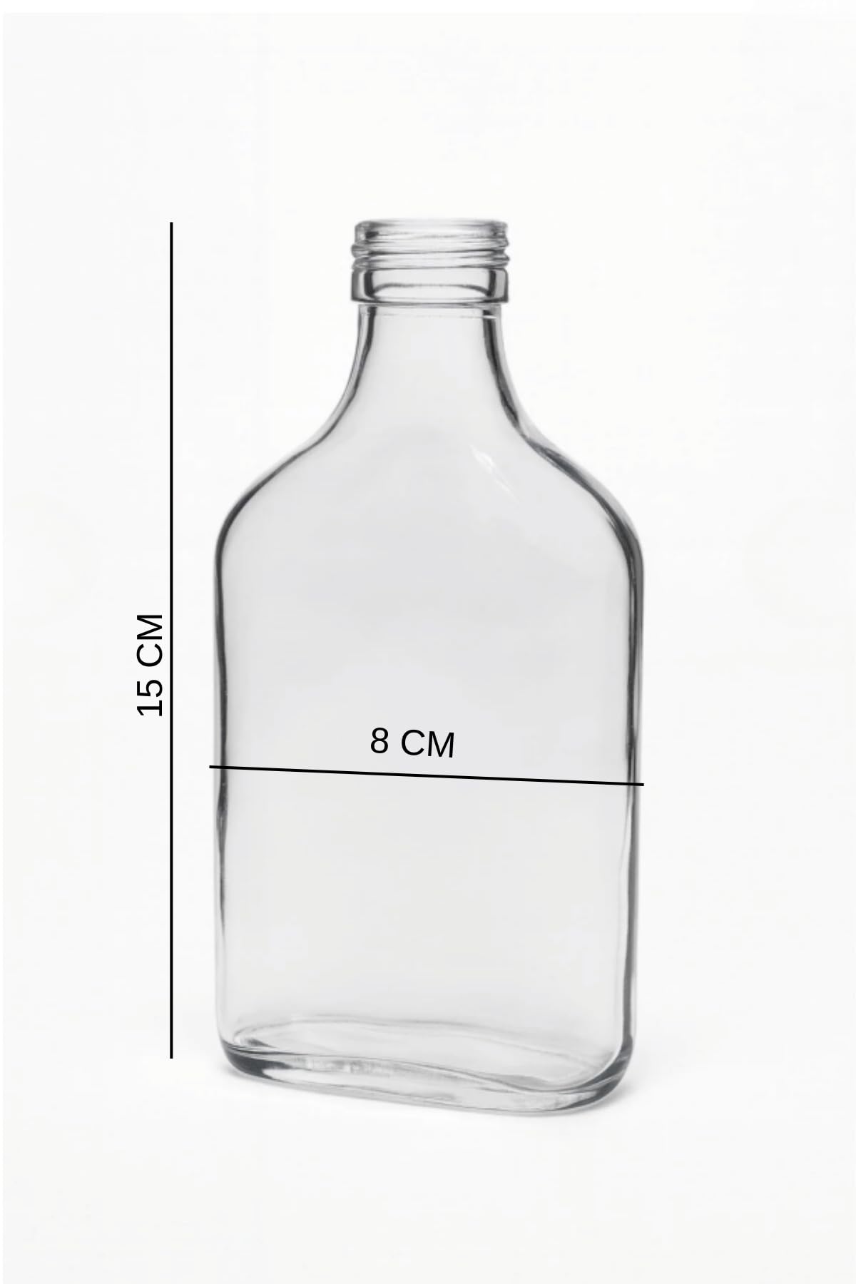 Jenısa 2'Li Şeffaf Cam Yassı Yağdanlık - Sızdırmaz Geyik Tıpalı 200Ml. Sirkelik Sosluk