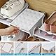Schuhstapler rutschfeste Schuhschlitze, 4 Stück Schuhschlitze Organizer, Doppelschicht Schuhregal, Schuhorganizer Schuhhalter Platzsparend für Eingangsbereich, Flur,Schlafzimmer, 25x22x11.5 cm