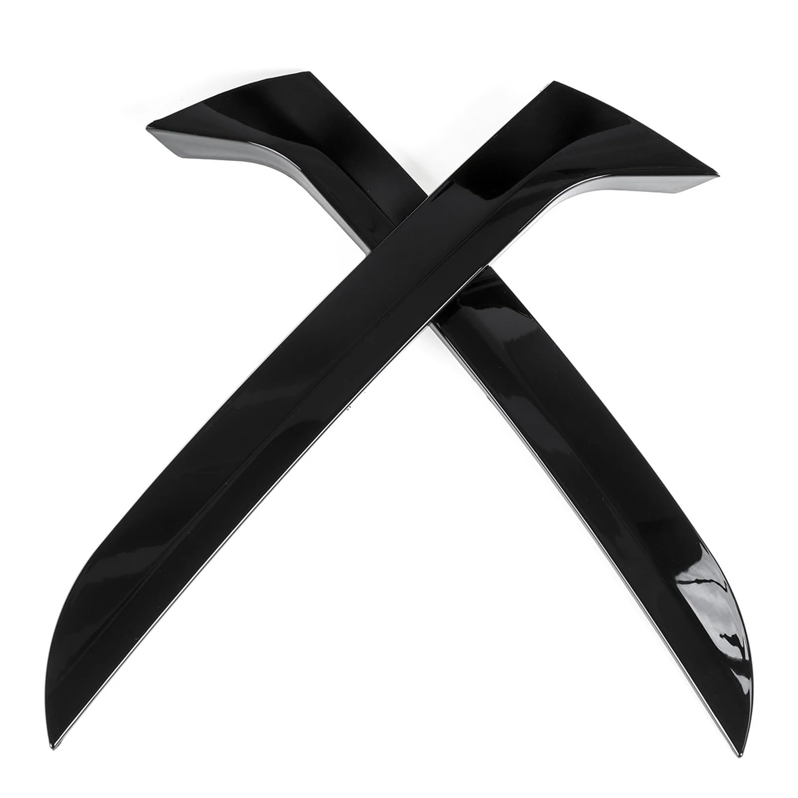Spoiler dachowy Para tylnego okna boczny spojler Canard Splitter tapicerka zamiennik pasuje do Tiguan MK1 2007-2016