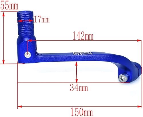 Miniatura 2 de Palanca de cambio de marchas, palanca de cambios plegable de aleación de aluminio para motocicleta BSE CRF 110 Apollo TTR 125 motocicleta 50cc 110cc