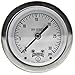 Winters PFP Series Premium Stainless Steel 304 Single Scale Liquid Filled Pressure Gauge, 0-30 psi, 2-1/2" Dial Display, +/-1.5% Accuracy, 1/4" NPT Back Mount