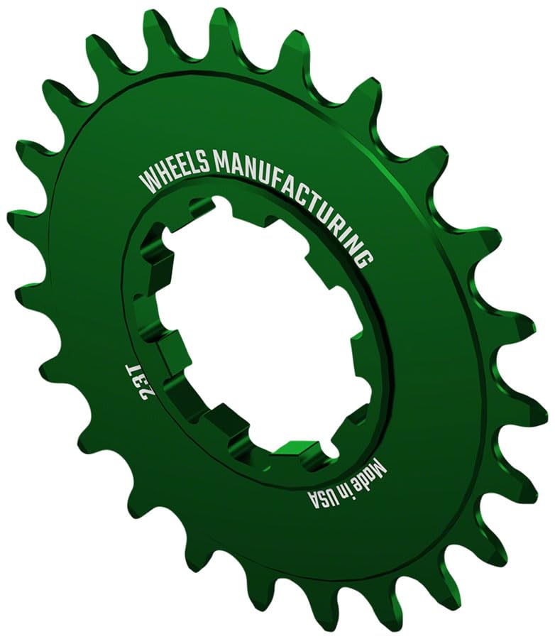 Wheels Manufacturing Solo-Speed Cog - 23t, Fits Solo-Spline and Solo-XD Kits, Green