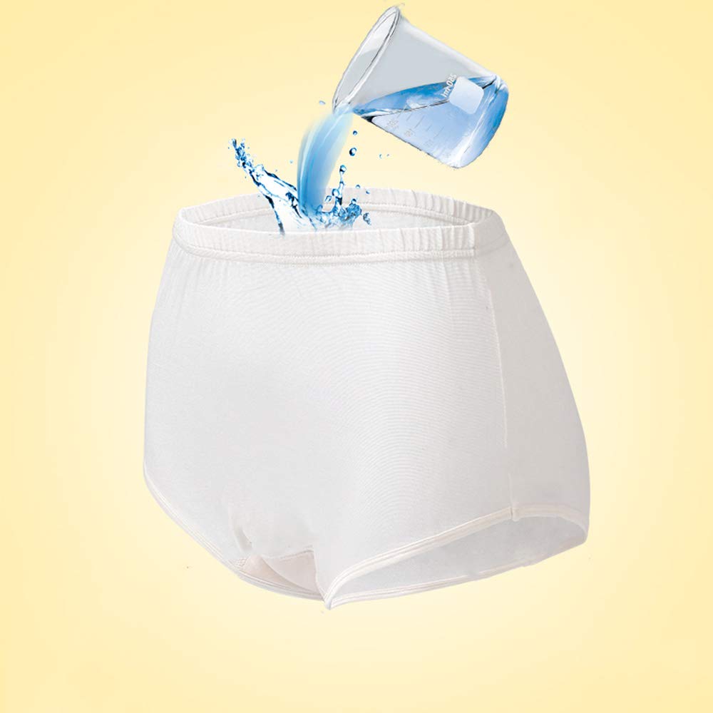 Bragas Reutilizables para el Control de la vejiga: Pantalones de incontinencia para Flujo Menstrual abundante, Sangrado posparto e incontinencia Leve,M
