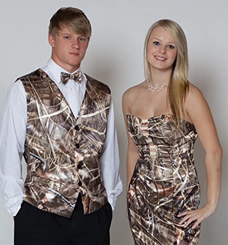 Mens Camo Wedding Vest, Realtree Max43