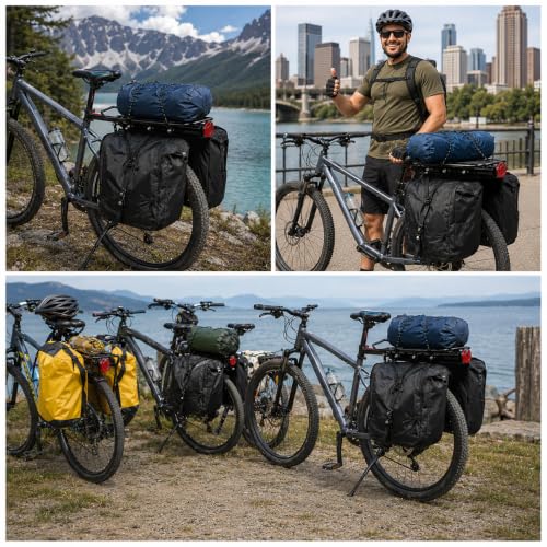 YUUISD Rear Bike Rack,110 LB Bearings Bike Cargo Rack,Quick Release Aluminum Bicycle Luggage Carrier Rack,Fit Mountain Bike,Folding Bike,Road Bike,E-Bike,BMX,for Adults Cyclists Commuters Riders - image 7