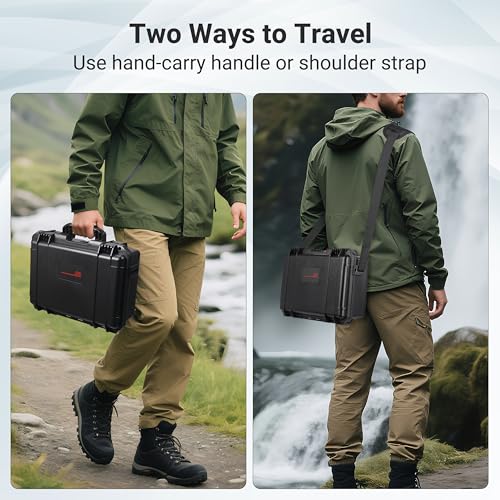 Maleta rígida impermeable para Insta360 X4 con doble capa miniatura 6