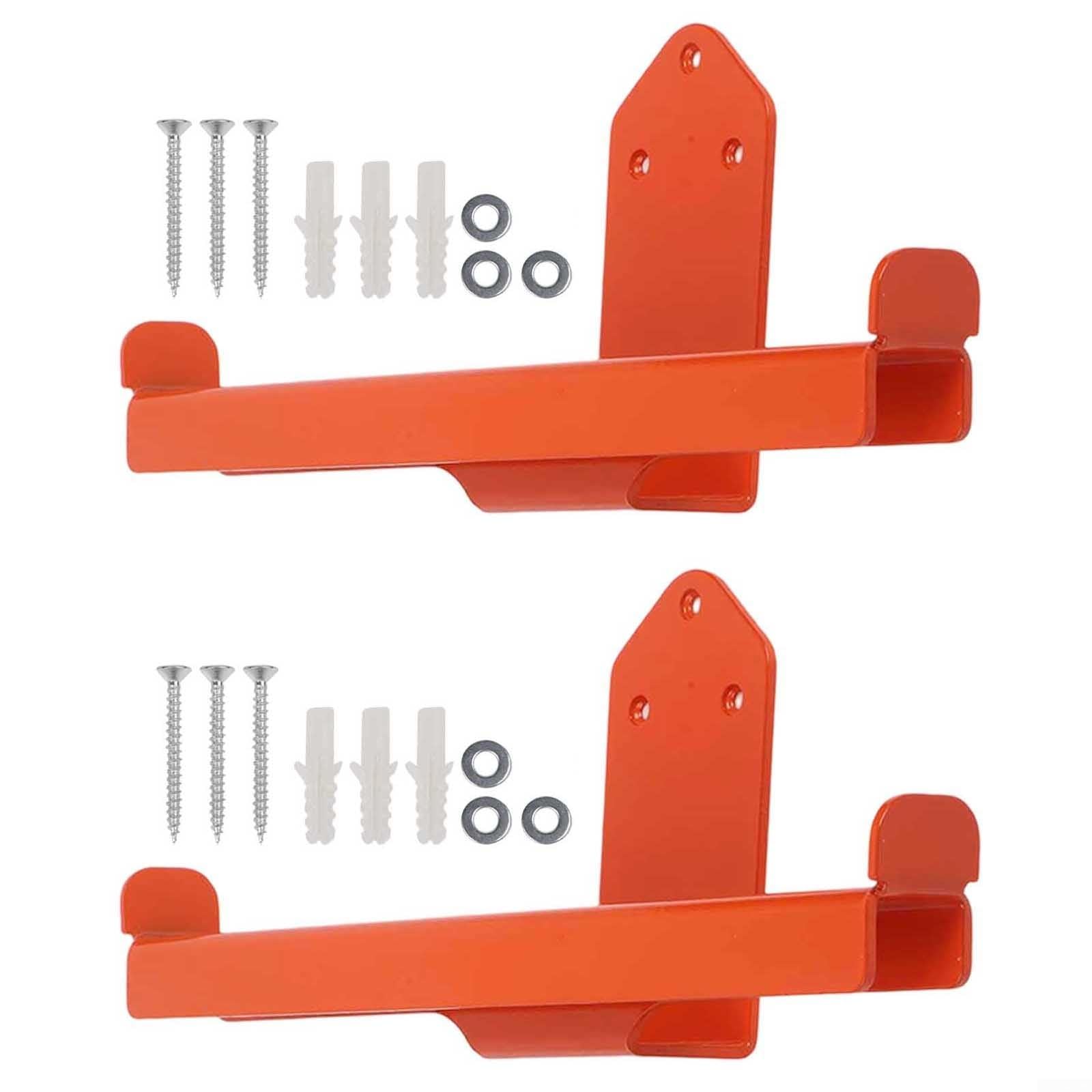 Lot de 2 supports muraux pour souffleurs BG50 BG56 BG66 BG86 Nizer en acier revêtu pour pulvérisateurs Chainss Outils et Garden Equint