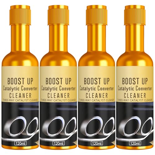 Charunee 4 Pack Catalytic Converter Cleaner | Gas & Diesel Fuel Additive
