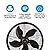 NewAir Outdoor Patio Misting Fan | 2-in-1 Outdoor Deck & Mister Fan | 5 Gentle Mist Nozzles | Outside Cooling Fan With 600 Square Foot Effective Range | Steel Construction