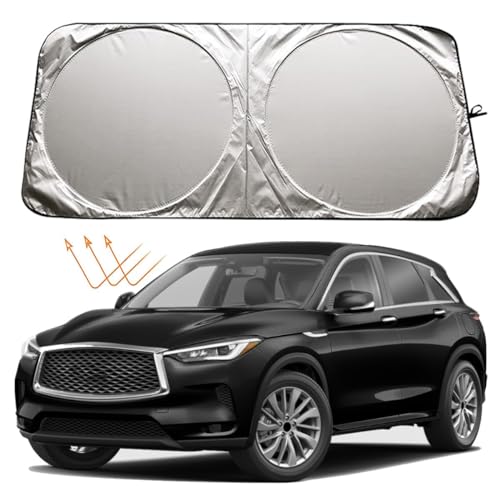 XHRING Windshield Sun Shade for Infiniti QX50 Q50 Q60 Q70 QX55 QX56 QX70 QX30 QX4 Q90L Q Series...