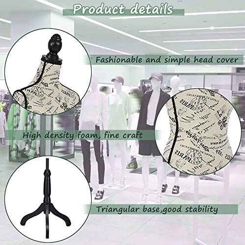Mannequin Torso Manikin Dress Form Adjustable Manican Bodies For Clothes, 60-67 Inch Female Standing Mannequin With Tripod Stand Sewing Dress Form For Display Women Clothes Jewelry #TOP3