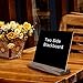 Ywengouy 1Set Wood Tabletop Chalkboard Double Sided Blackboard Message Board Children Kids Toy