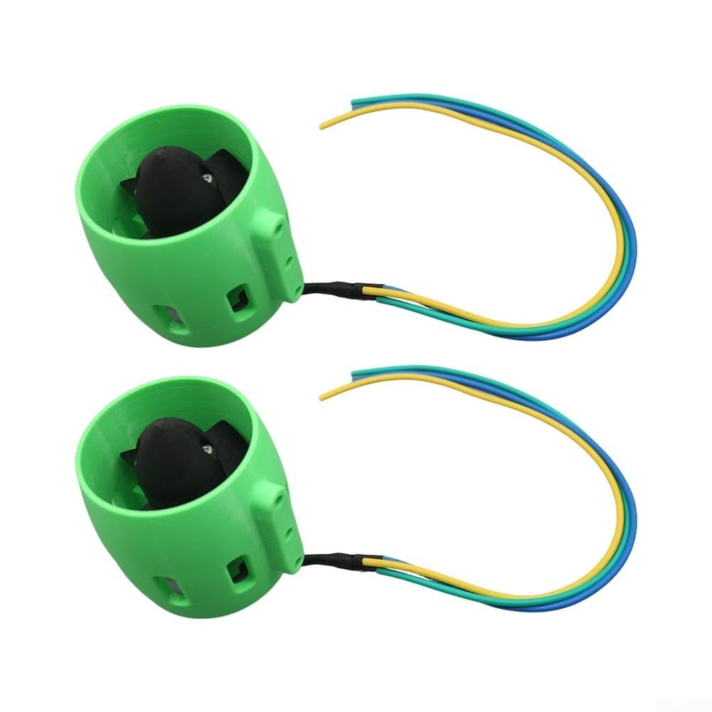 Underwater Thrusters 70mm Carcasa de plástico Paquete doble bajo el agua | Potencia de 300 W, empuje de 2,5 kgf cada uno, juego de motor doble, movimiento estable en línea recta, ideal para barcos RC