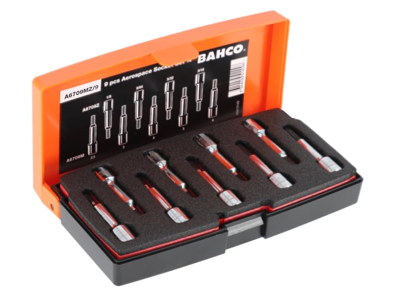 Coffret de douilles longues 1/4" hexagonales pour serrage métrique et impérial