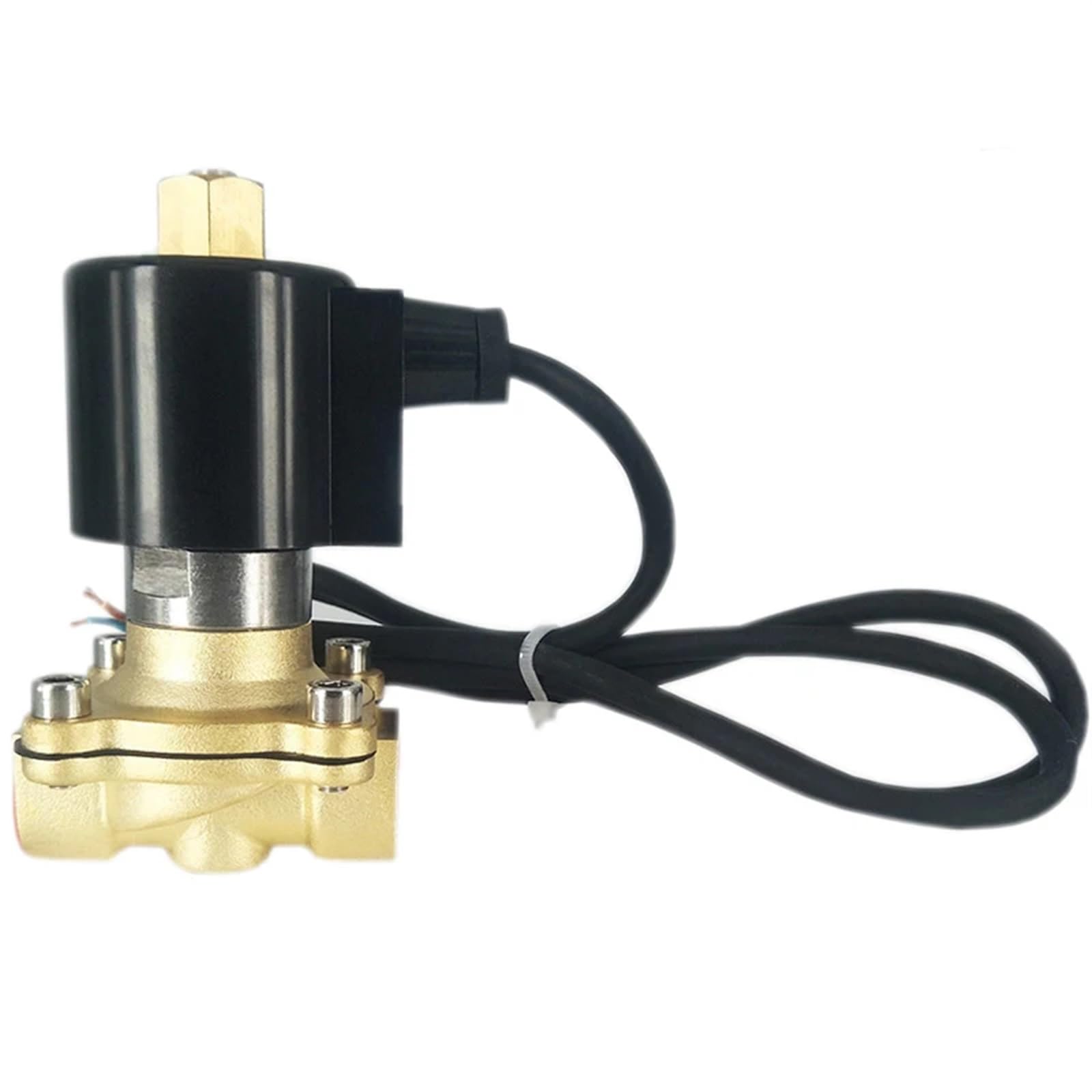 HDPHCRIUN 1" IP68 Waterproof Normally Open Brass Fountain Solenoid Valve 110V 24V 12V 24v for Underwater(Epdm-seal,120VAC)