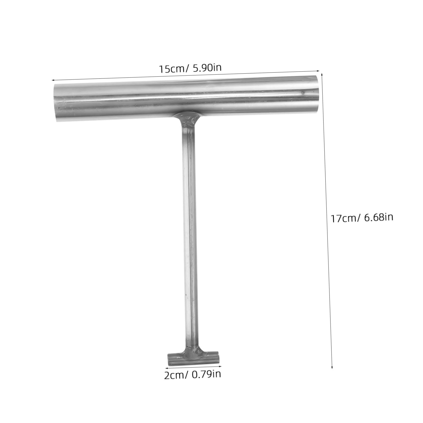 STOBAZA Manhole Cover Hook Cover Lifter Hook Puller Lifting Hook Manhole Lid Lifter Manhole Lifters Manhole Hook Stainless Steel Silver