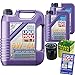 Produktbild Filter Set Inspektionspaket 7 Liter Liqui Moly Motoröl Leichtlauf High Tech 5W-40 MANN-FILTER Ölfilter