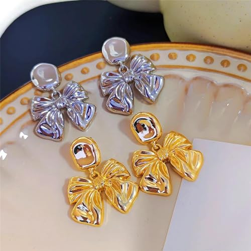 Boucles d'oreilles nœud papillon rétro, le cadeau idéal de mariage