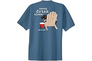 Dog is Good Never Drink Alone T-shirt