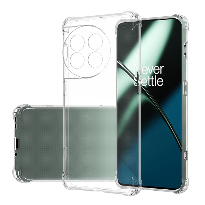 Image of for Oneplus 11R 5G Case,Oneplus 11R 5G Phone Case Clear Transparent Reinforced Corners TPU Shock-Absorption Flexible Cell Phone Cover for Oneplus 11R 5G - Transparent