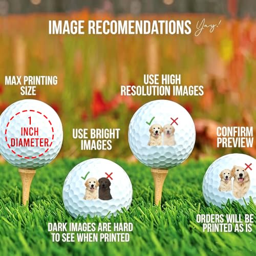 Image of Custom Wedding Golf Balls with Gift Box, Personalized Mr & Mrs Gifts | Custom Name /Date, Double-Sided Print, Fonts /Colors, 3 /6 /12pk, Groomsmen /Bride /Officiant /Groom /Bachelor, Wedding Favors