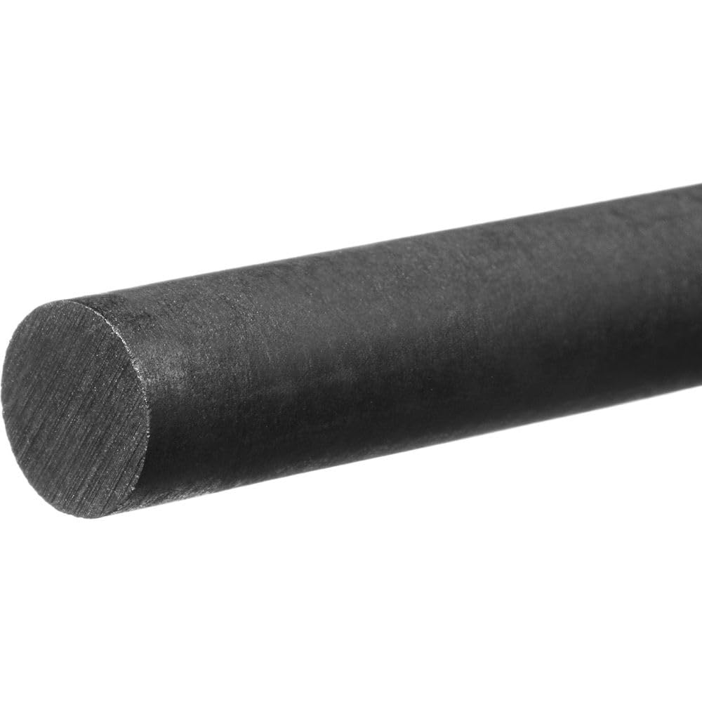 USA Sealing B2312690 Black Acetal Plastic Rod - 4 in. x 1 ft. Long
