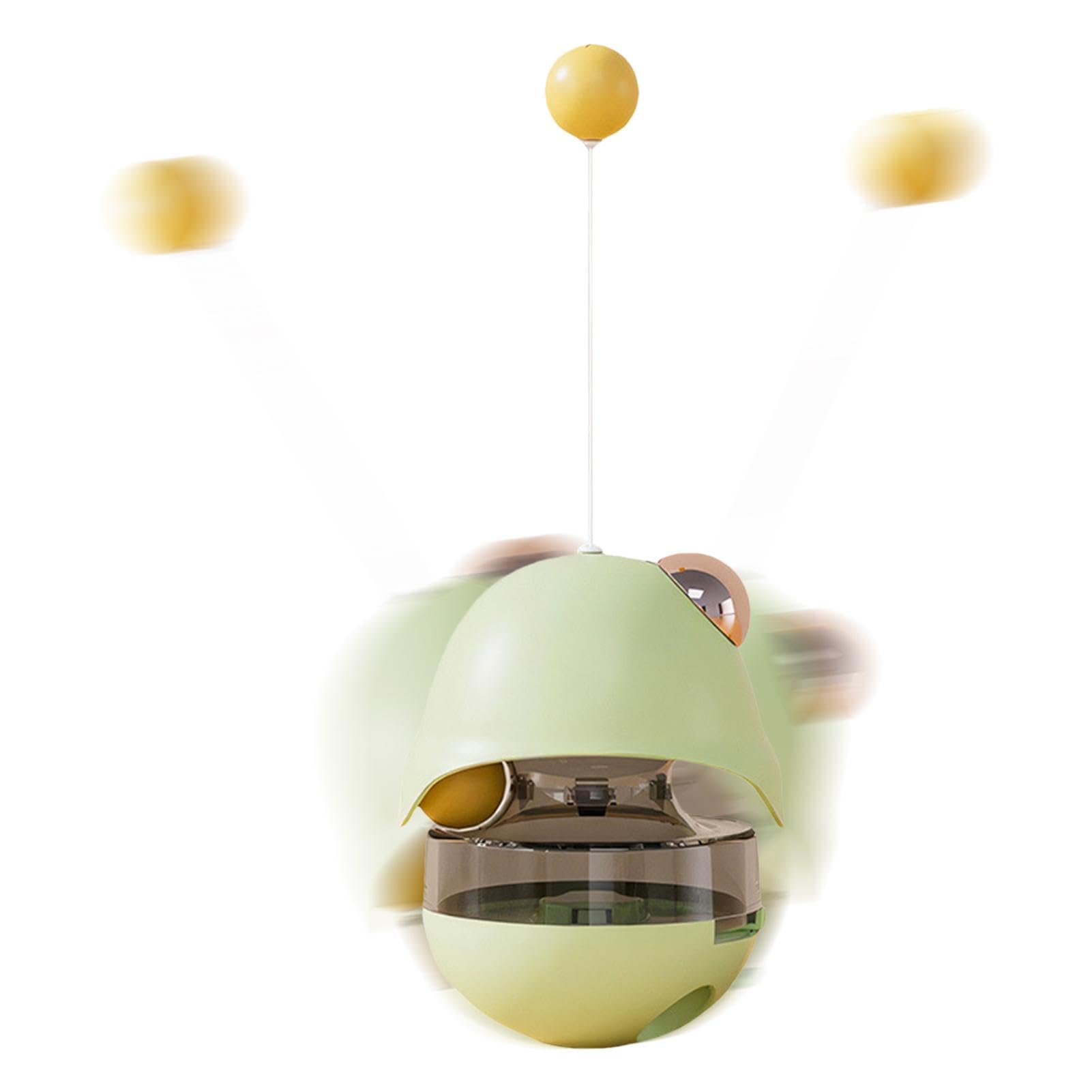 Jouet de balle d'entraînement interactif et distributeur de nourriture pour chaton