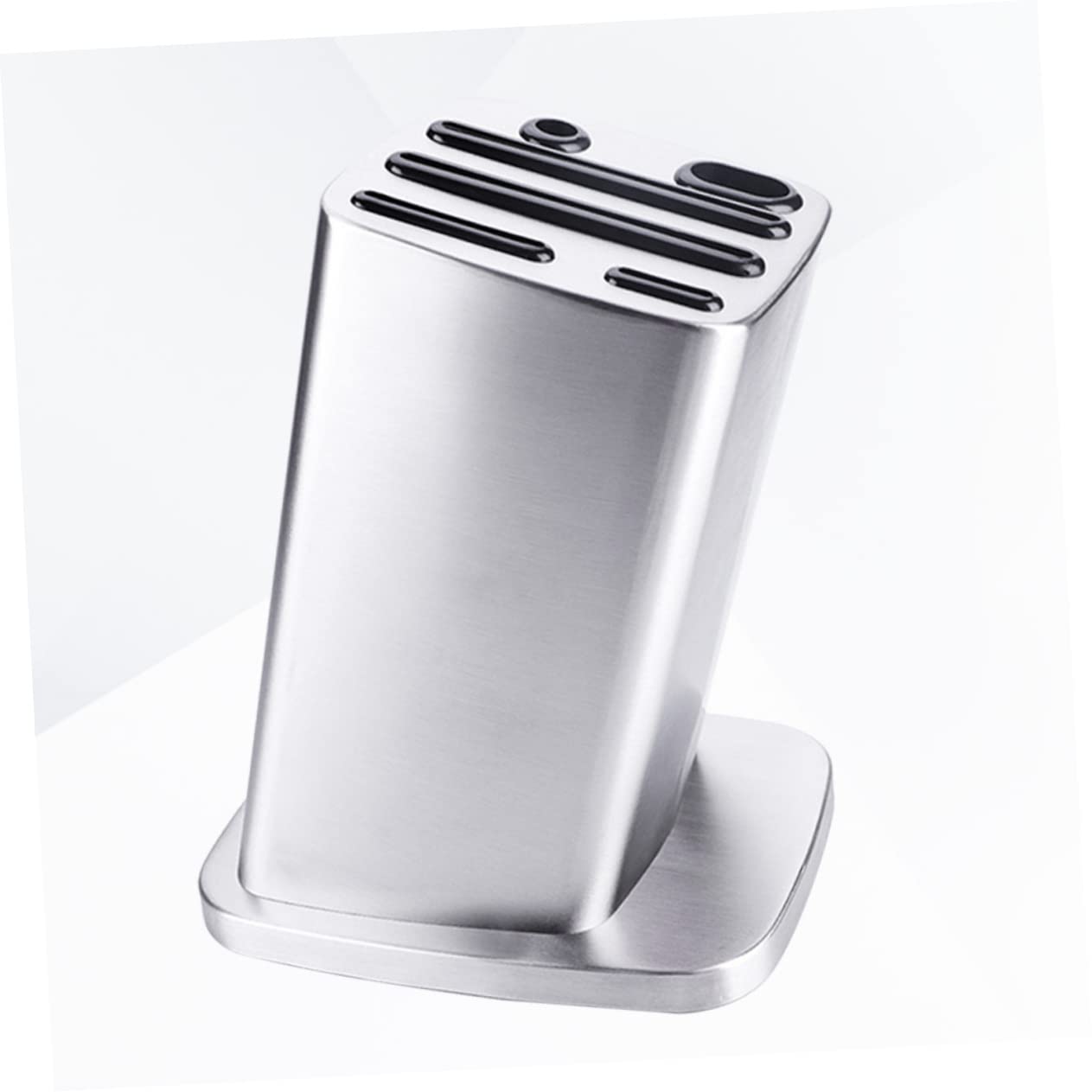 Bloc Couteaux la Cuisine 6 Emplacements en Acier Inoxydable